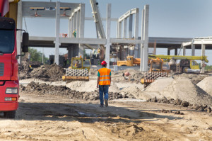 Construction site atmosphere